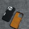 Cross Pattern Leather Phone Case for Apple iPhone 16 ProMax - Leather Hard Shell Shockproof with Camera Button Cover On iPhone 16/15/14/Pro/Pro Max