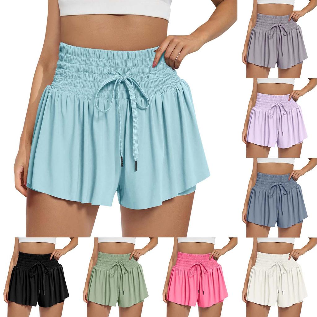 Flowy Athletic Shorts For Women High Waisted Gym Yoga Workout Running Tennis Skirt Skort Cute Clothes Casual Summer