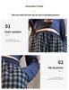 Girls' Plaid Wide-Leg Pants 2025: New Children's Loose Spring & Autumn Casual Straight-Leg Trousers for Big Kids