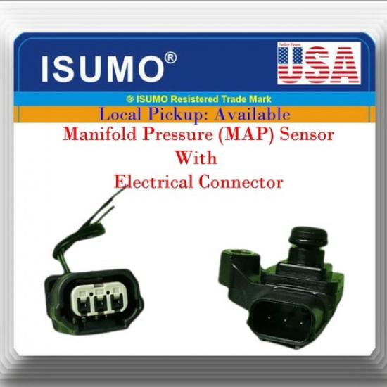 Manifold Pressure MAP Sensor W/Connectot Fit Acura Honda 2006-