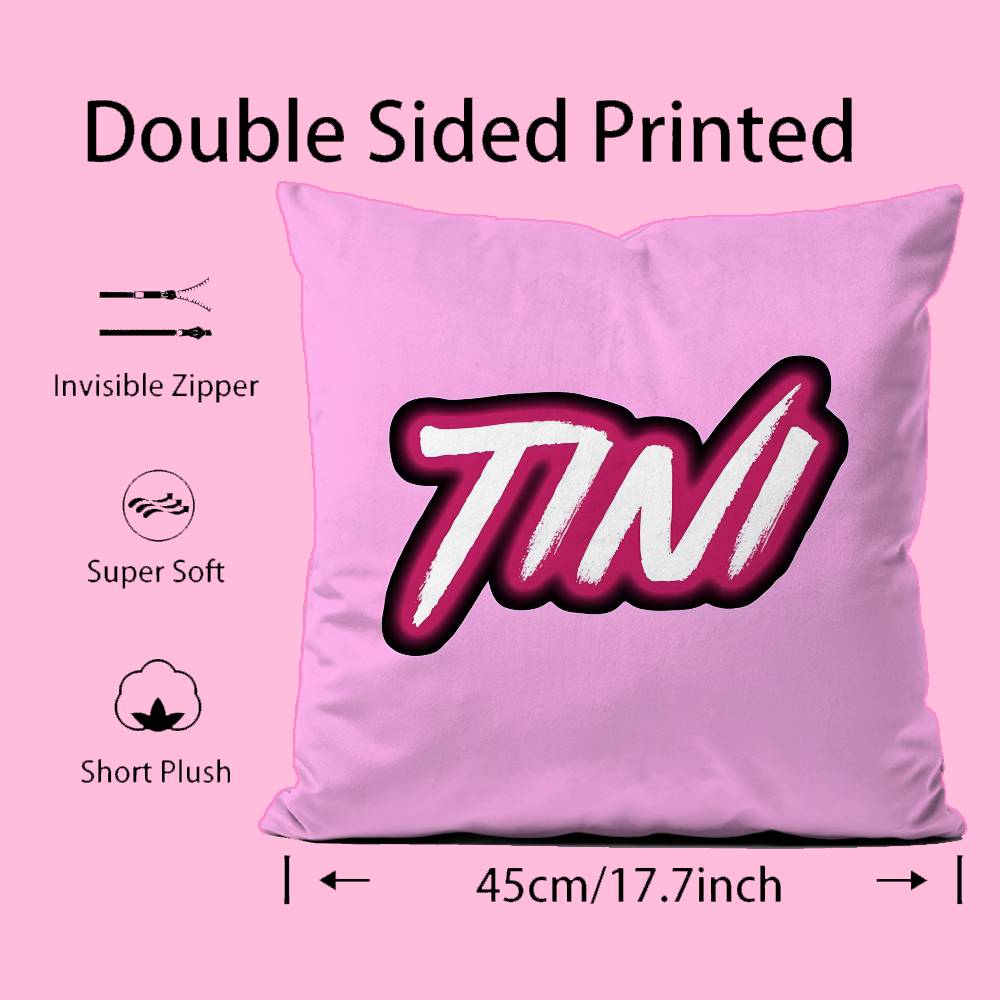 M-Martina Stoessel Tini Anime Pillow Case Comfort Sofa Bed Silky Elegant Invisible Zipper Custom Decorative Cushion Cover