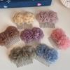 Mist Veil Rose Shadow Hair Comb: Elegant, Stylish Updo Accessory