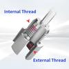 New Pipe Internal External Threader Drill-use PPR Pipe Thread Tapping Die Universal Threading Tool