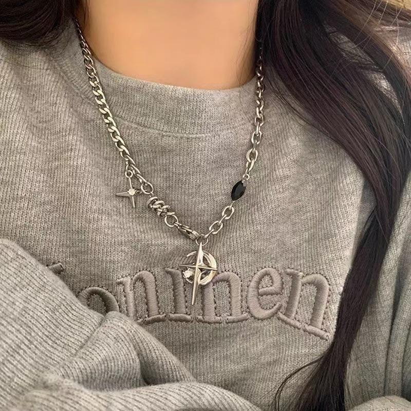 Süße und coole Lava-Liebeskette Damen Trend Nische High-End Designgefühl Pulloverkette Vielseitig Persönlichkeit Pulloverkette Herren