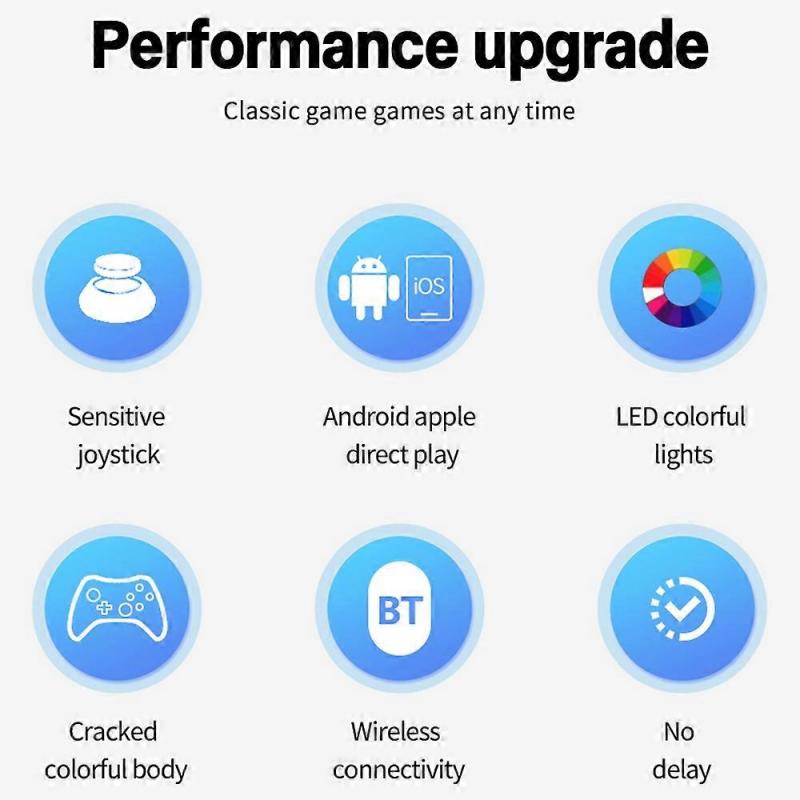 NS21 For Nintendo Switch Ios Android PC RGB Light Gaming Controller Programmable Buttons Wireless Ga