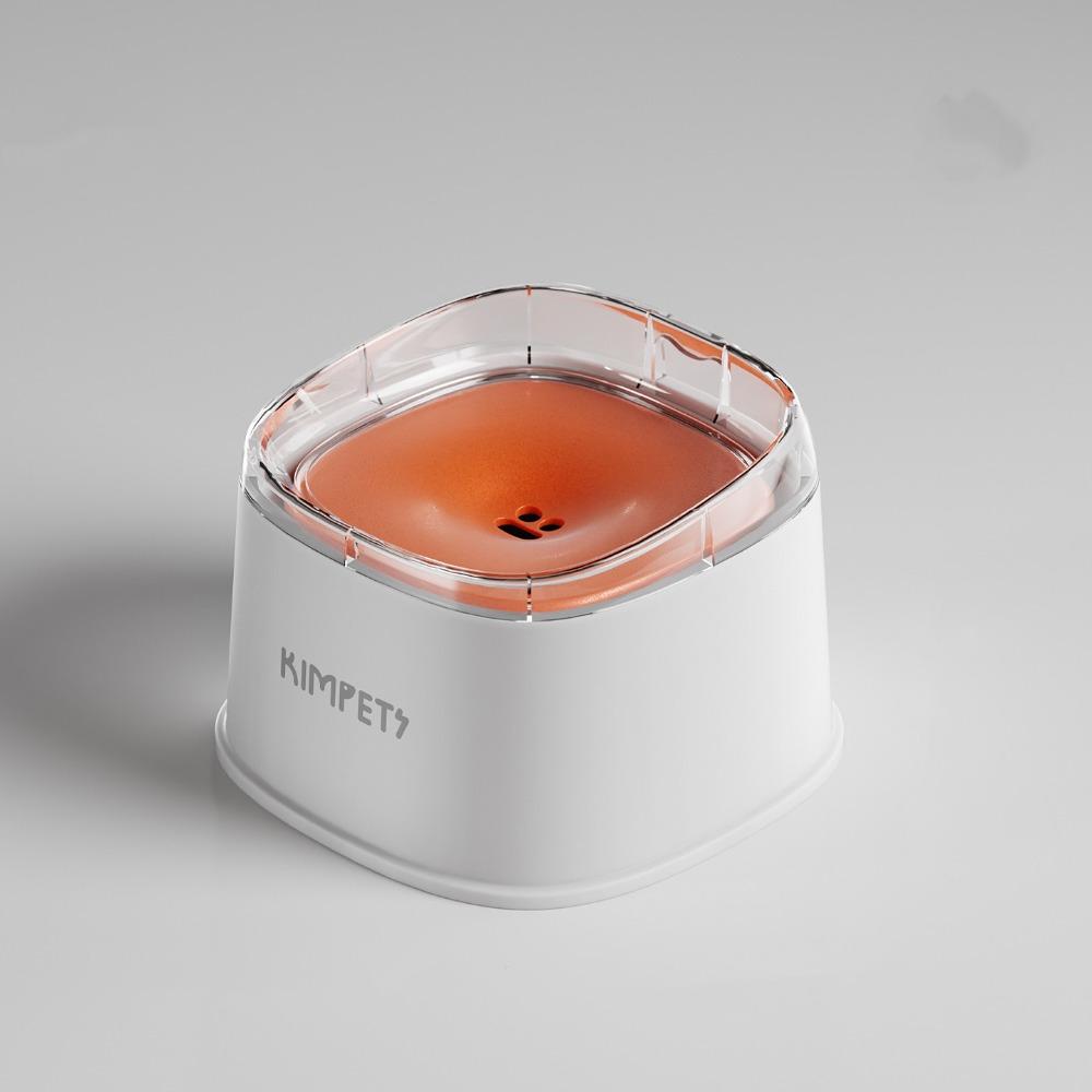 

Anti-Tip Pet Floating Bowl Spill Proof Dogs Slow Drinking Bowl Pet Drinking Dispenser Household белый