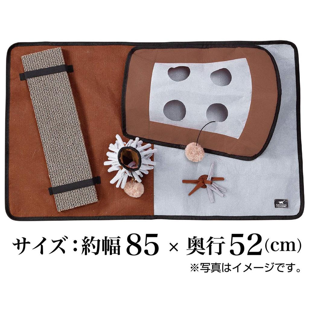 Petio Katzenspielzeug Necoco Katzenspielmatte, mit der Sie drinnen spielen können