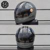 Motorcycle Retro Full Face Helmet DOT Approved Wide Field Off Road Motorcycle Helmet Adult Capacite Casco Moto
