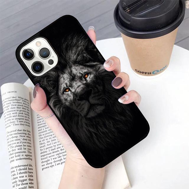 Lion Animal Phone Case For Apple iPhone 17 Air Pro Max Plus Coque For iPhone 17 Air 14 15 16 13 12 Max Cover