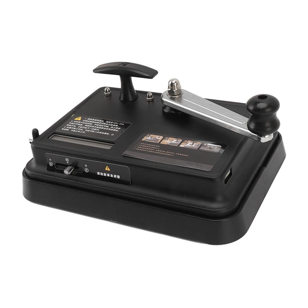 Manual  Rolling Machine Straight Push Stainless Steel S Roller Maker Black