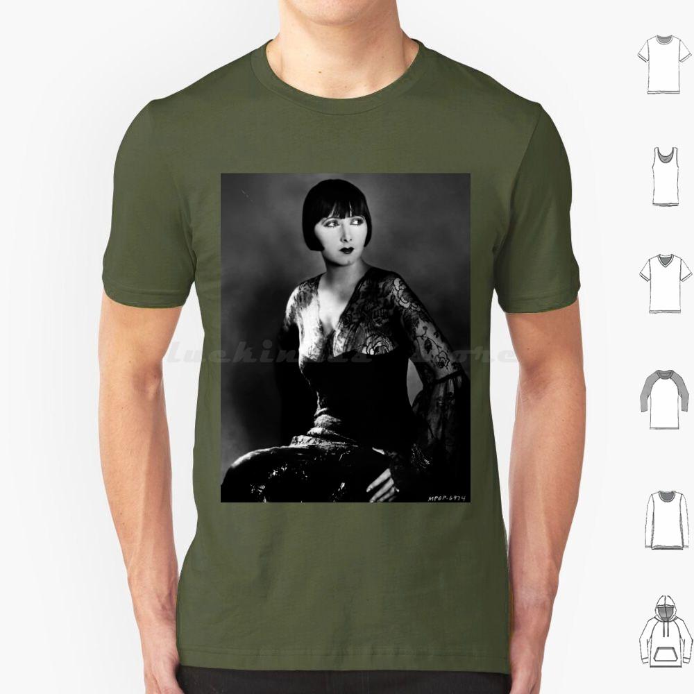 Mae Busch In 1925 T Shirt Cotton Men Women DIY Print Mae Busch Vamp Silent Film 1920s Flapper Old Hollywood Silent Movie Bobbed