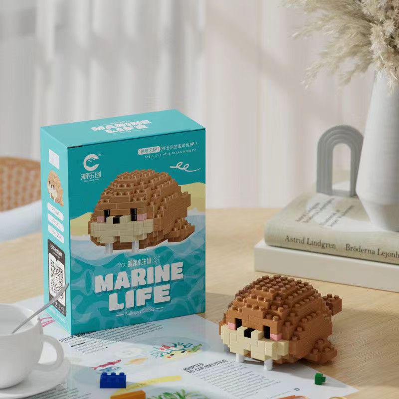 

Биосовместимые строительные блоки LEGO серии «Океан» для детей 6-12 лет - Развивающая игрушка в подарок