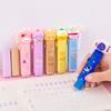 Sliding Retractable Pencil Eraser Set Portable Replaceable Core Cartoon Style Cute Rubber for Pencil A7958