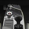 2Pcs Car Carbon Fiber Center Console Gear Shift Panel Water Cup Holder Decoration Cover Trim For KIA EV6   LHD-M53K
