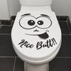 3D Effect Bathroom Decals Cute Toilet Cover Sticker Fashion Smiling Face Toilet Stickers  Art Mural