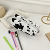 Cow Pattern Pencil Case Kawaii Stationery Pencilcase Large Capacity Pen Case Trousse Scolaire School Supplies Pencil Pouch