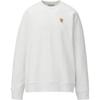 Onitsuka Tiger Logo Crew Neck Raglan Long Sleeve Sweatshirt Unisex sweatshirt Gray White 2183B433-200