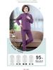 Women's Winter 3-Piece Set: Silk Cotton Coat & Outerwear for Middle-Aged