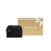 Michael Kors MK Jet Set Travel Letter Logo Chain Commuter Shell Bag Crossbody Shoulder Bag Women Bags Black 35F1GTVC6T-BLACK