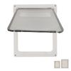 Pet Flap Door Noiseless 2 Way Weather Resistant Interior Exterior Cat Dog Door for Pet Crate Enclosu