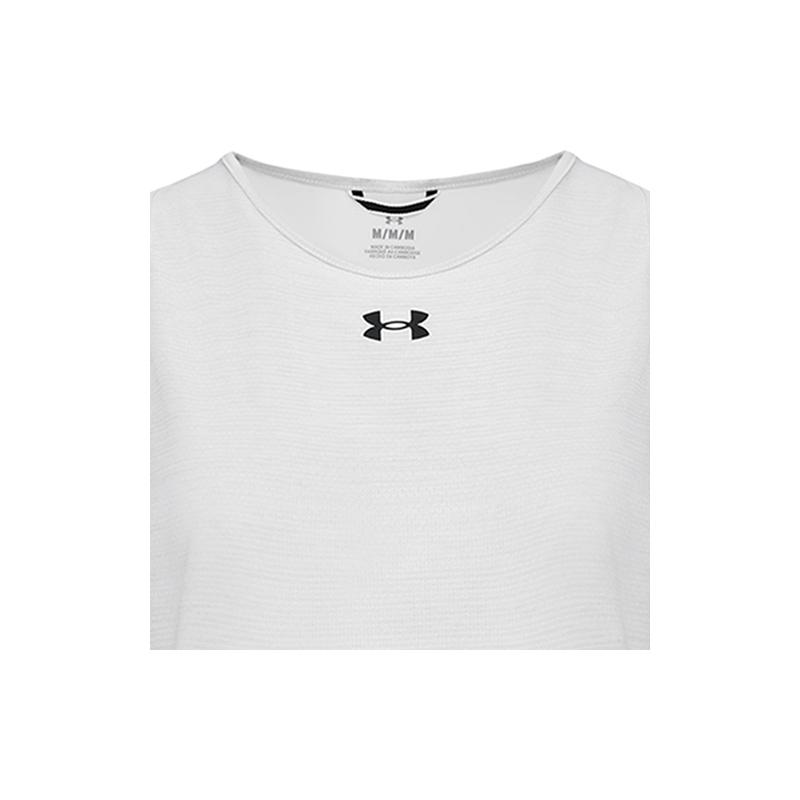 Under Armour Loose Fit Training White Crew Neck Sports Tank Top Women tops 6005504-100