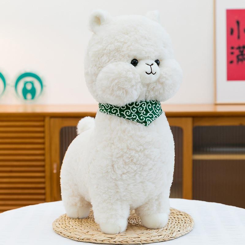 

Плюшевая игрушка-альпака с теплым флисом для детей и взрослых Уютный зимний декор 40cm бежевый