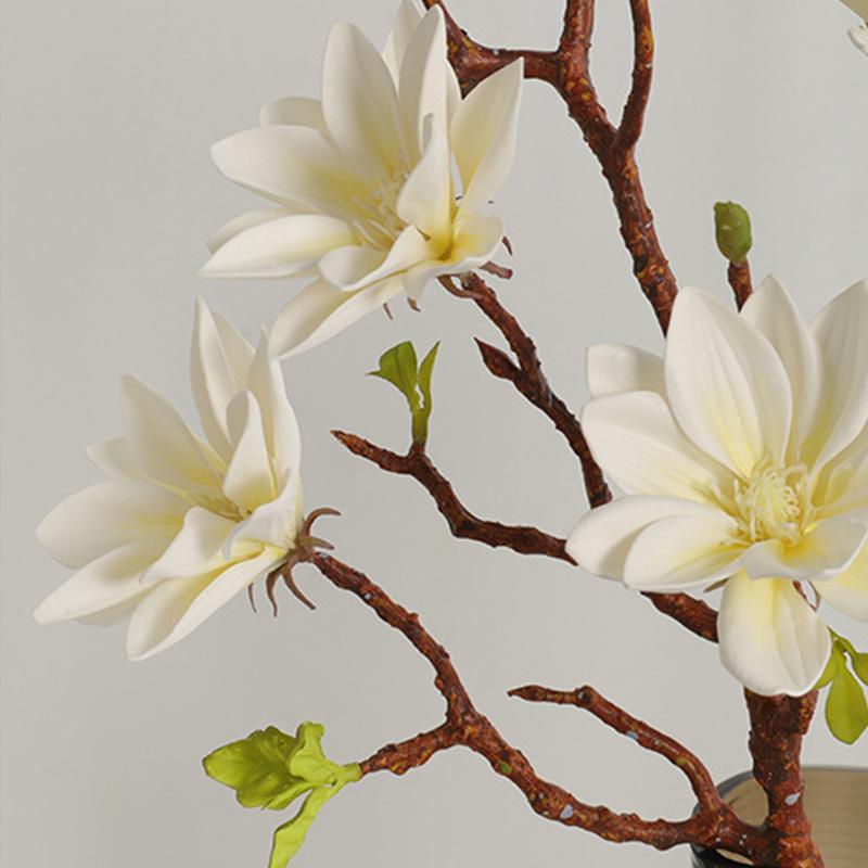 1ks simulace květinových větví svatební girlanda EVA magnólie kytice svatební více možností k dispozici