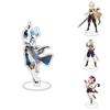 Genshin Impact Barbatos Keqing Barbara Hutao Acrylic Figure Stand Ideal For Decor