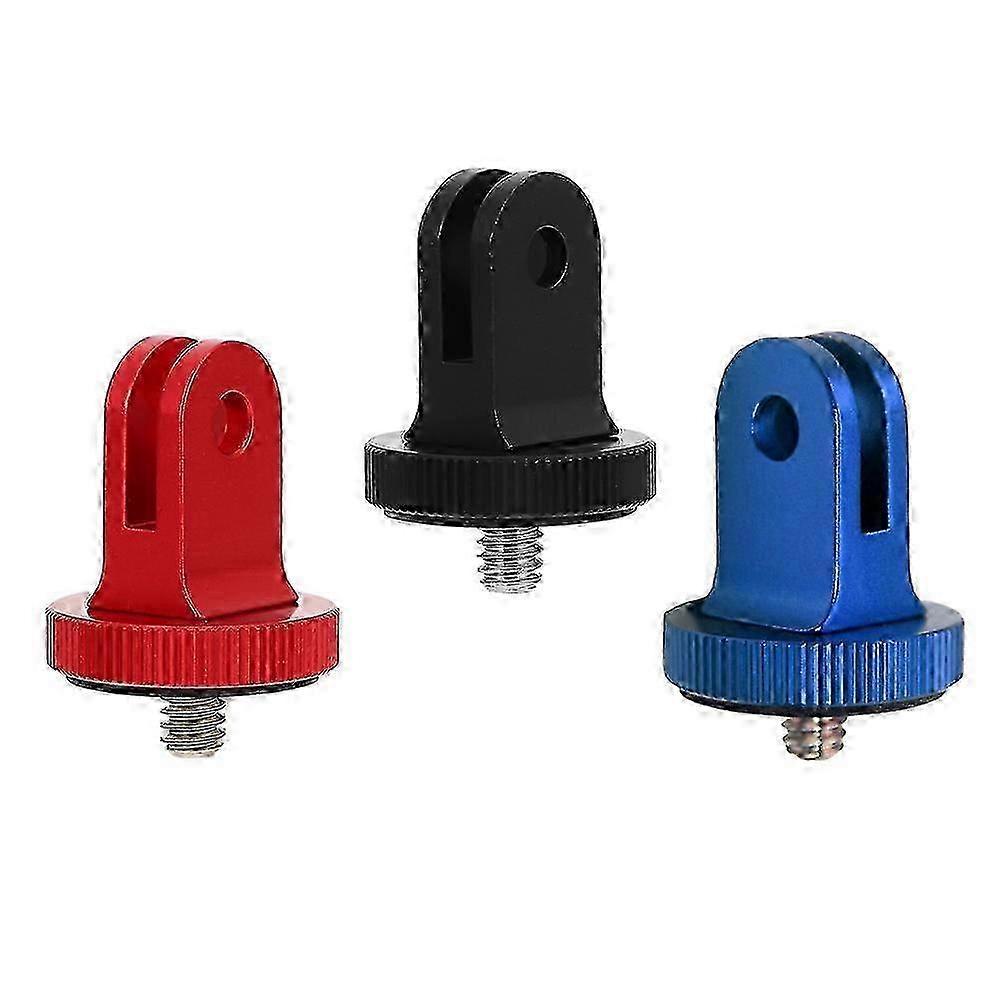 Aluminum Tripod Mount Mini Tripod Adapter Blue Travel 3Pcs hwyC
