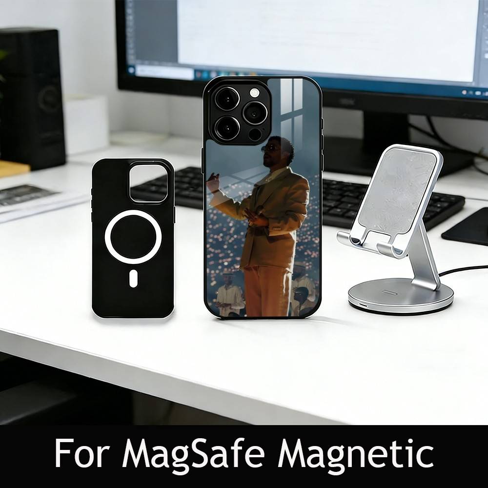 Bad B-B V-Vibes Phone Case For iPhone17,16,15,14,13,12,11 Plus,Pro Magnetic with Magsafe Wireless Charging