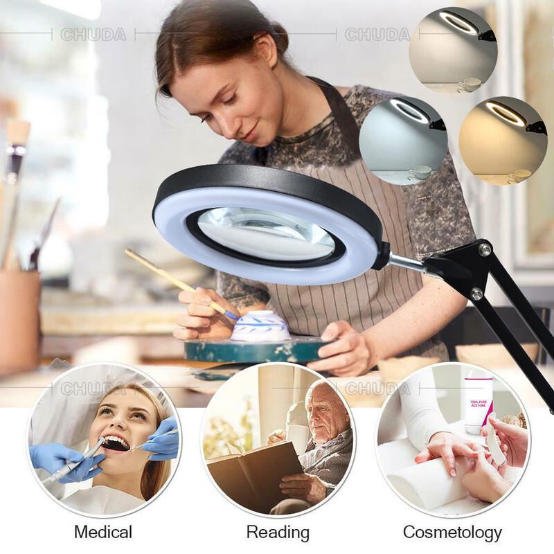 Professional LED Magnifying Desk Lamp