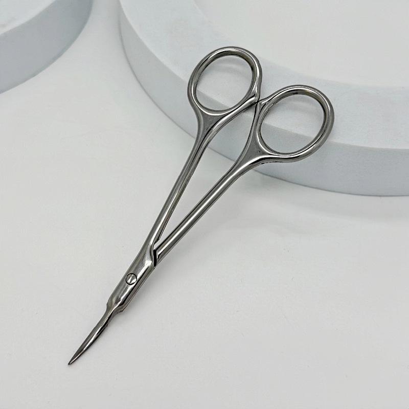 Stainless Steel Eyebrow Scissors Tweezers with Comb - Precision Beauty Tool