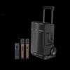 SANSUI A08 Outdoor KTV Trolley Speaker with Microphone