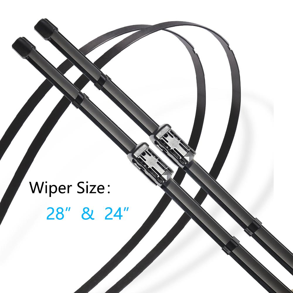For Opel Astra K Buick Verano Hatchback GS 2016 2017 2018 2022 Front Wiper Blades 28" 24" Car Accessories