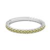 Peridot Eternity Band Ring – 925 Sterling Silver