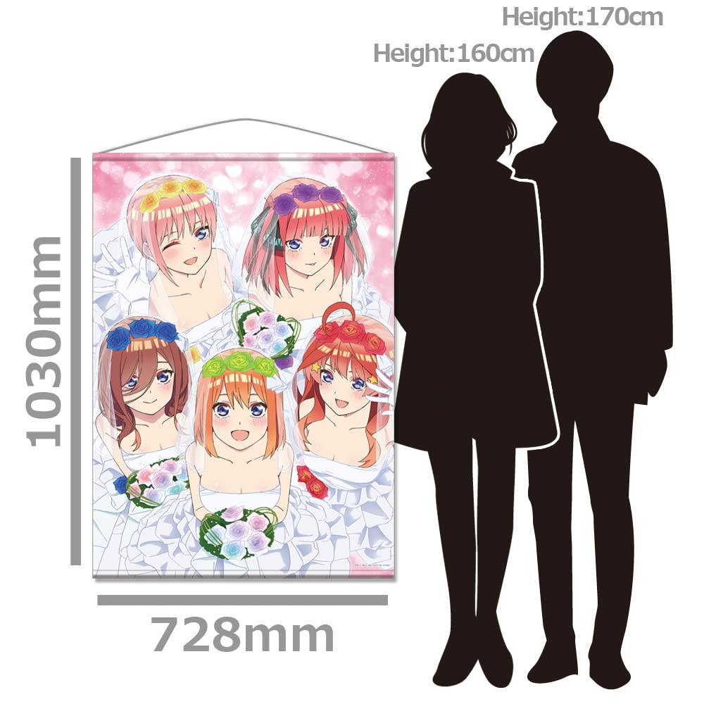The Quintessential Quintuplets" B1 Tapestry C [Ichika & Nino & Miku & Yotsuba & Itsuki Wedding Ver.]