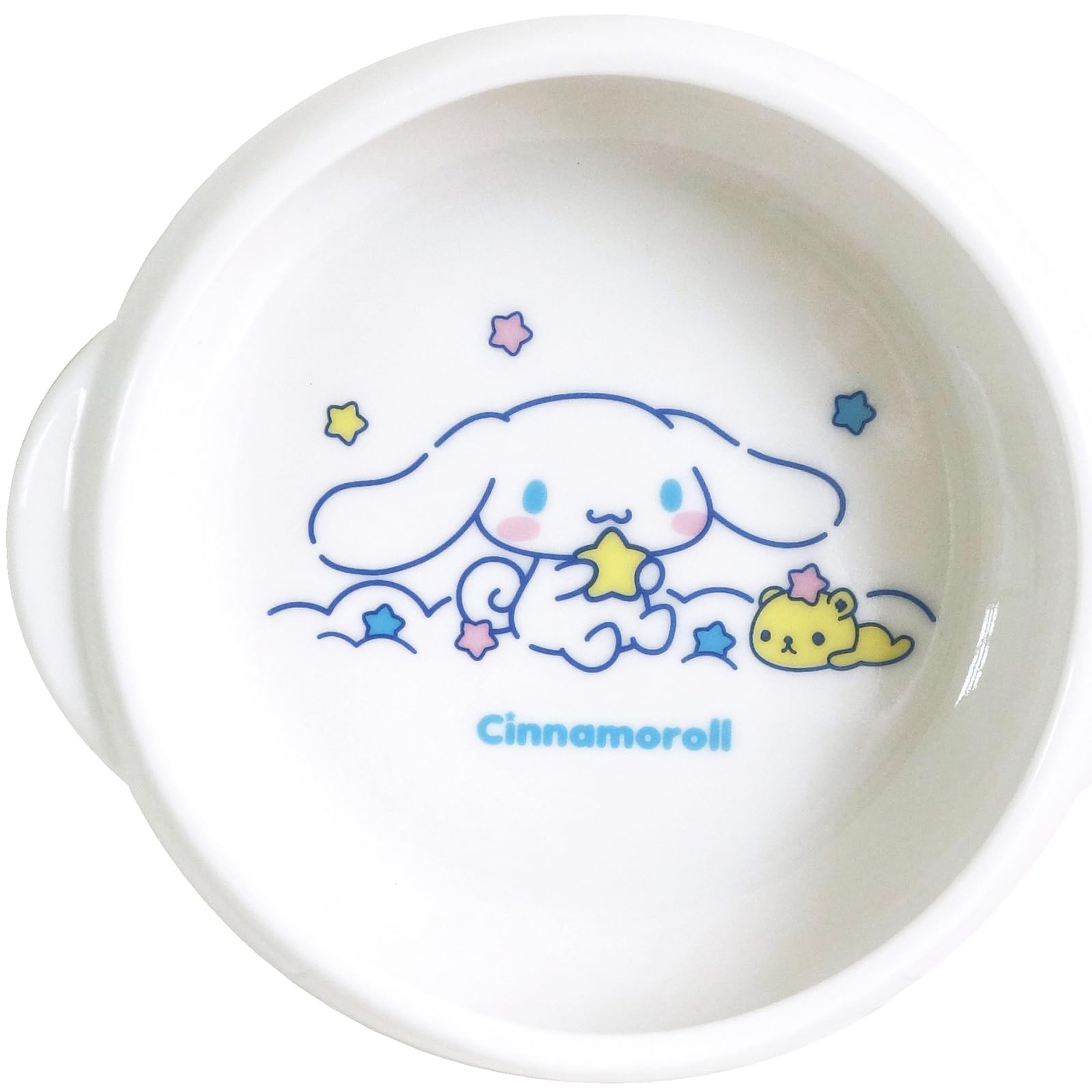 

Sanrio Universal 15 x 13 Microwave and Dishwasher Star Made in Product Number 319118 Cinnamoroll Children s Dishware, Easy-Scoop Plate/Bowl, Design, белый
