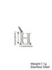 Small Luxury Initial Charm Pendant Set, DIY Letter Necklace Making Supplies, Fashionable Jewelry Parts
