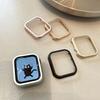 Fashion Metal Protective Frame for iWatch Series 9 8 7 6 5 4 SE Aluminum Alloy Case for Apple Watch Cover 40mm 41mm 44mm 45mm