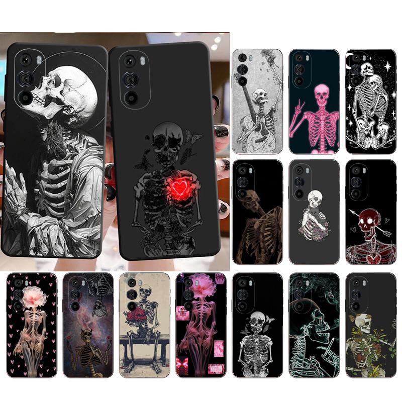 Skeleton Art Phone Case For Motorola Edge 60 50 40 Pro 60 50 40 30 Ultra Neo Fusion Moto G Play G Stylus G Carcasas