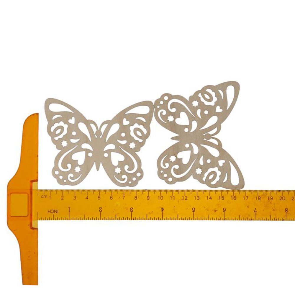 10pcs 90mm*69mm Unfinished Wooden Cutouts Wood Blank Wooden Ornaments  Hanging Ornaments