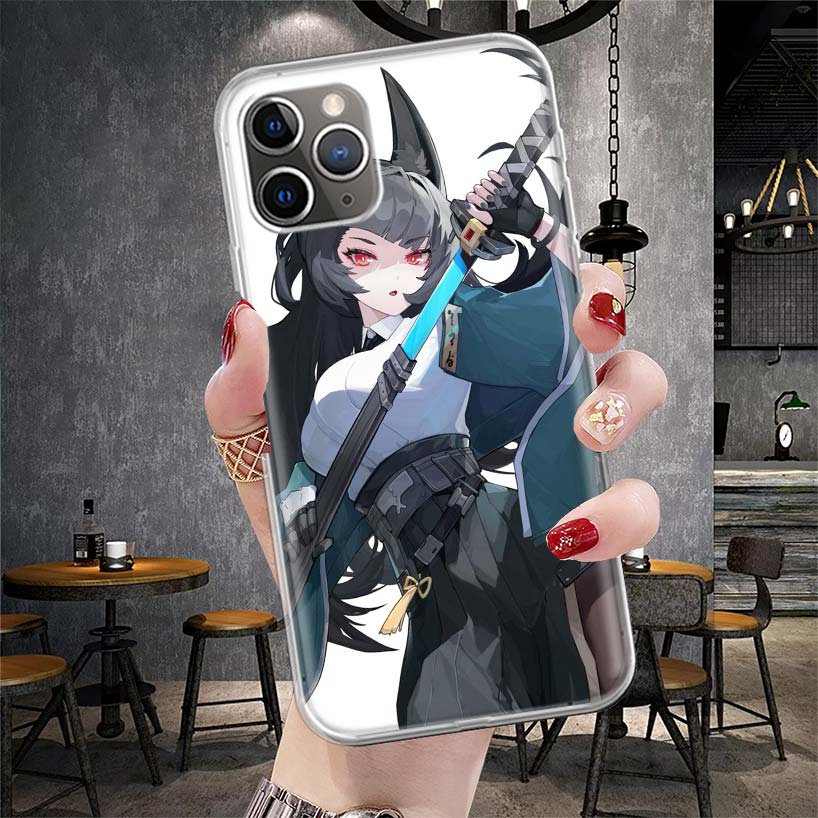 

Хосими Мияби Zenless Zone Zero ZZZ Мягкий чехол для телефона для iPhone 11 17 Air 16E 16 Pro Max 15 + 14 Plus 13 Mini 12 Apple 7 SE 8 Fu iPhone 17 Air