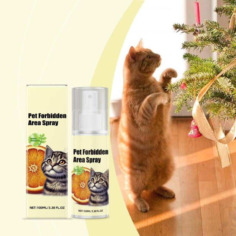 Katzenabwehrmittel für Innen und Außen, Effektive Kratzstopper für Katzen Trainingshilfe für Möbel Sofas Katzenabwehr Sprays