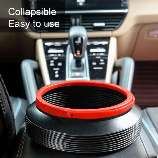 4L skládací pytel na odpadky do auta Velkokapacitní PP auto úložný kbelík