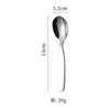 Toddler 304 Stainless Steel Spoon Fork Cute Short Handle Children's Tableware Baby Eating Utensils Thickened Dinnerware for Kids