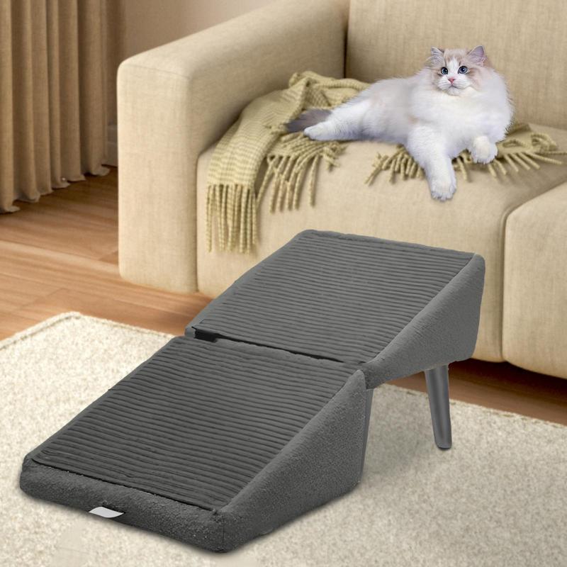 Rampa Scale per Animali Domestici Gradini Antiscivolo per Cani per Letto Alto Rampa Mobile Leggera per Cuccioli Forniture Riutilizzabili per Gattini per Letto Divano Veicolo