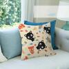 Cute cartoon art chibi cat c-Chococat    Pillow Cover  Bedroom Wild Party Decor Pillowcase kid Birthday shower Gift