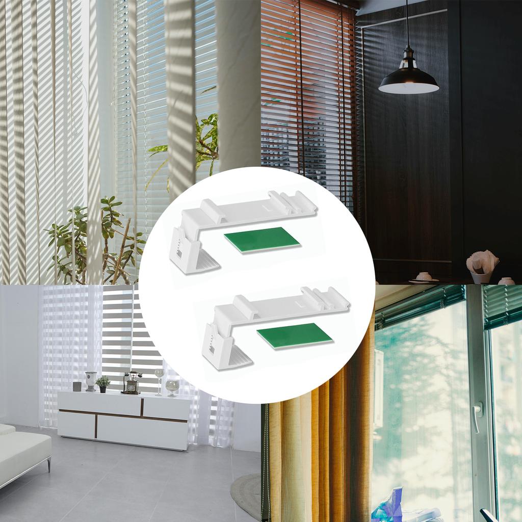 Roller Blind Fixing Brackets Adjustable Easy Installation Roller Curtain Holder Window Shade Repair Parts No Drilling