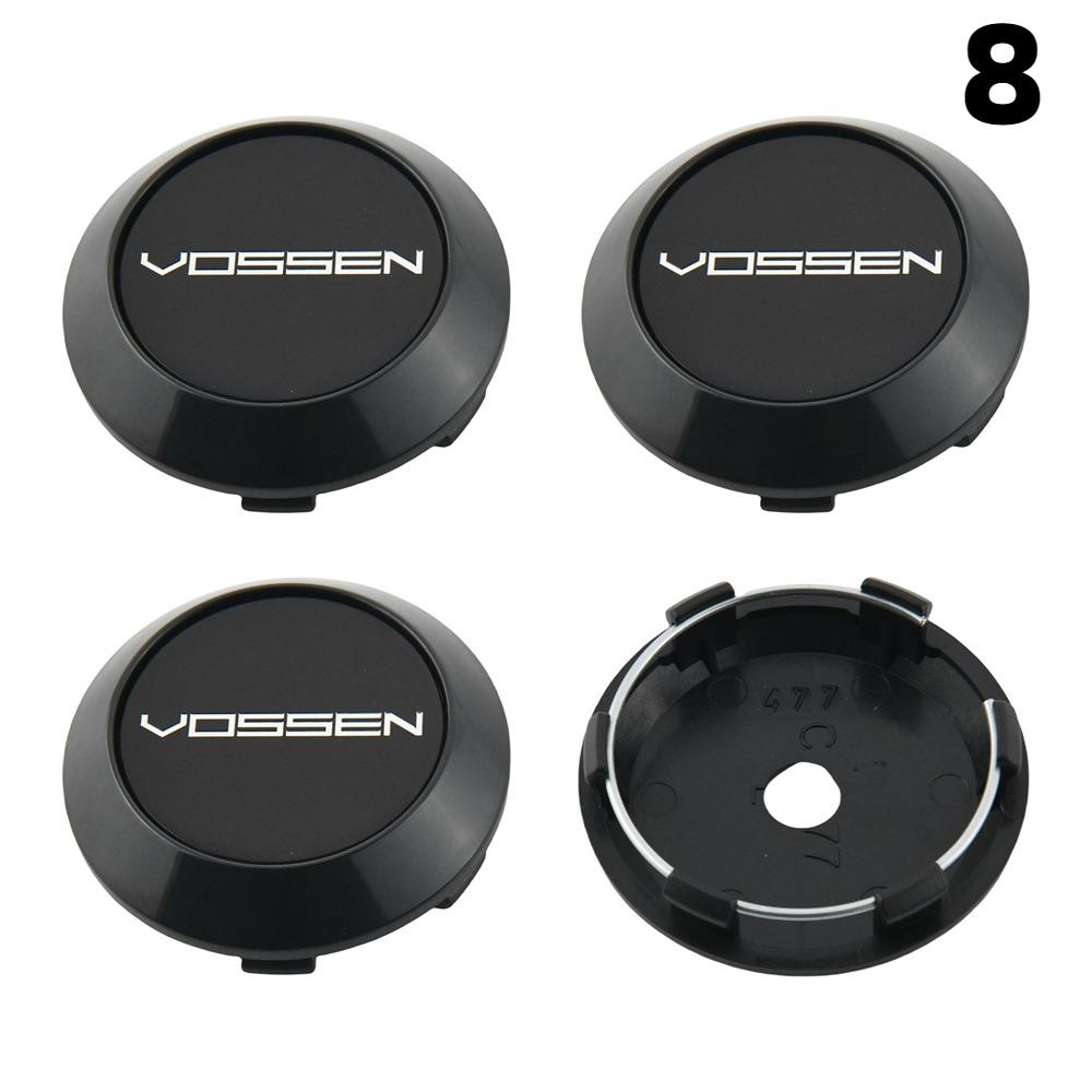 

1Set/4PCS 68MM Rim Caps VOSSEN Emblem Wheel Center Cap 70MM Wheel Cover Hub caps Sport Car Logo Tire Accessories No.2 OD 70 ID 63