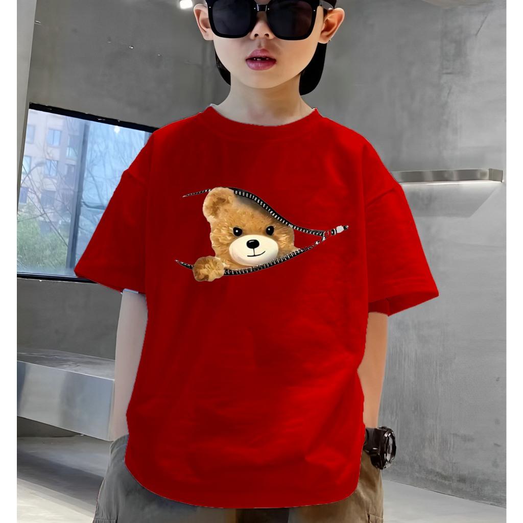 Children's casual T-shirt, fashionable children's printed T-shirt